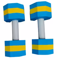 دمبل آبی مدل DMBL002C بسته دو عددی