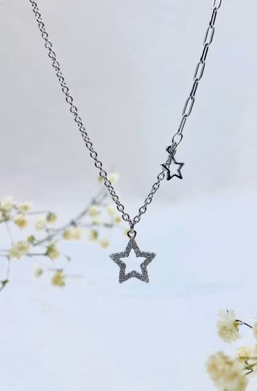 گردنبند فانتزی مینیمال وارداتی کد 20031