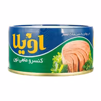 کنسرو ماهی تن اویلا در روغن با سبزیجات معطر 180 گرمی