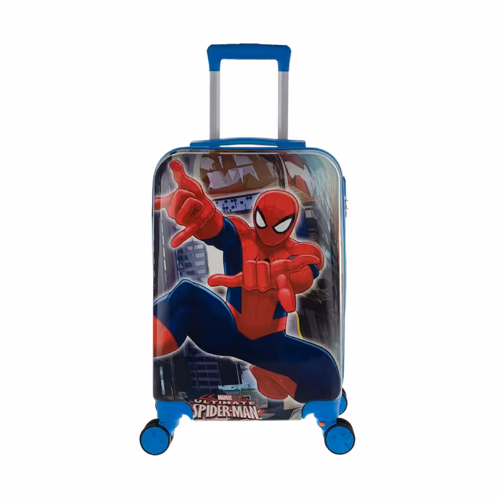 چمدان کودک مدل مرد عنکبوتی (اسپایدر من)  کد 2 (18 اینچ)  وارداتی