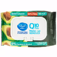 دستمال مرطوب پاک کننده آرایش مدل Q10-PLUS آووکادو دافی