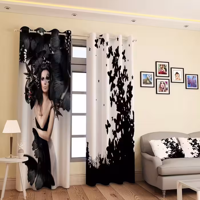 پرده پانچی کد 546 (طرح چهره)