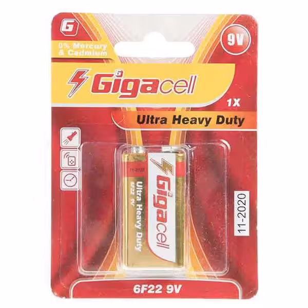 باتری 9 ولت شیرینگ یک عددی اولترا گیگاسل