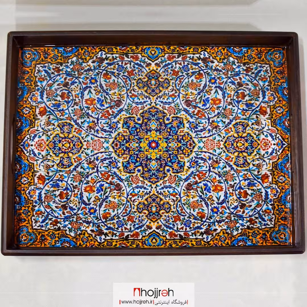 اطلاعات ، قیمت و خرید سینی مدل دکوپاژ طرح 110 کد SKH136