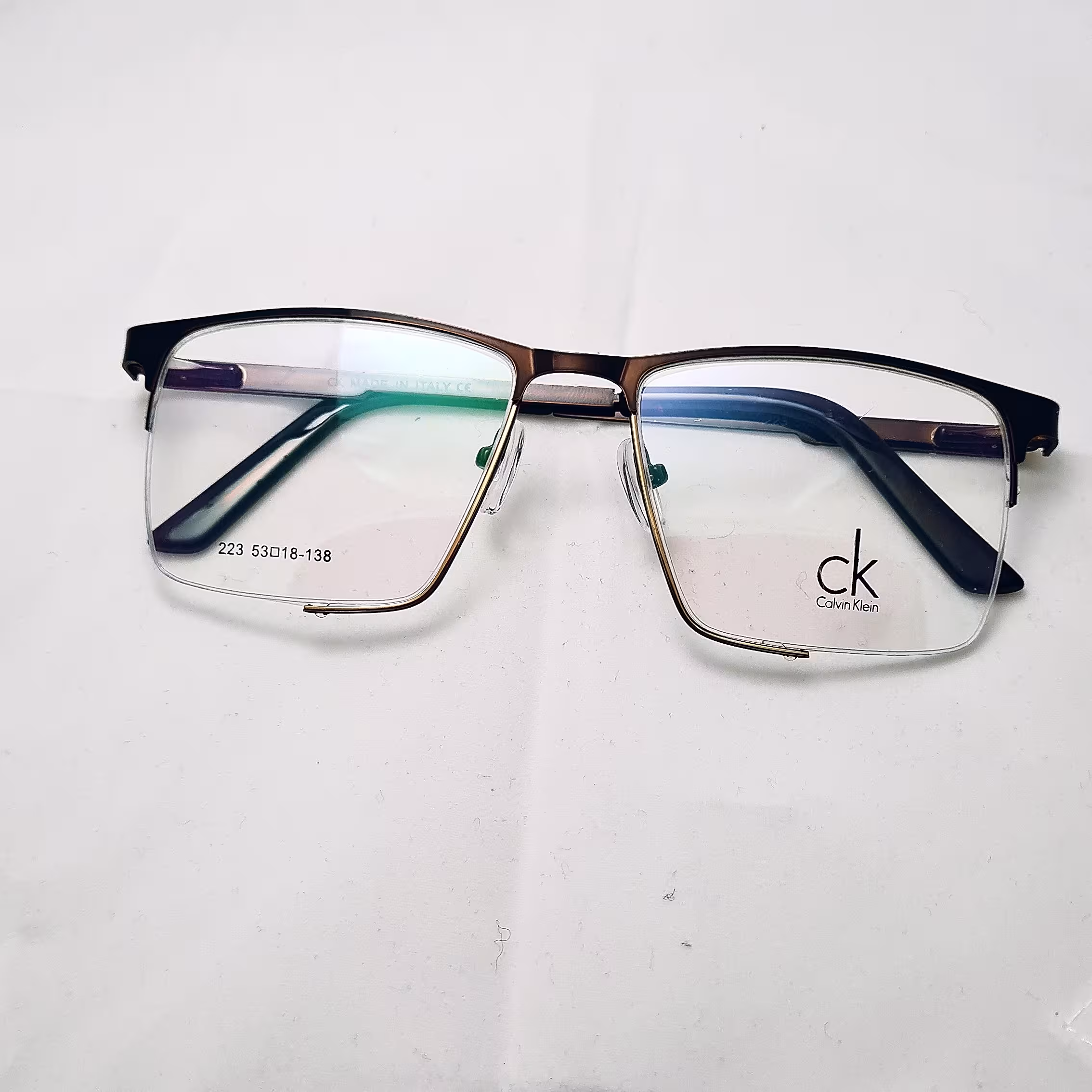 عینک طبی فلزی نیم قاب زنانه و مردانه 