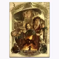 متال پوستر فیلم Lord Of The Rings کد M11419