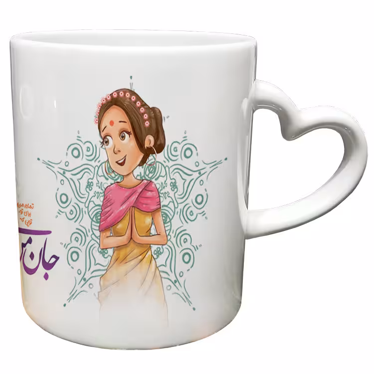خرید ماگ-لیوان  دسته ساده  عاشقانه کد 221