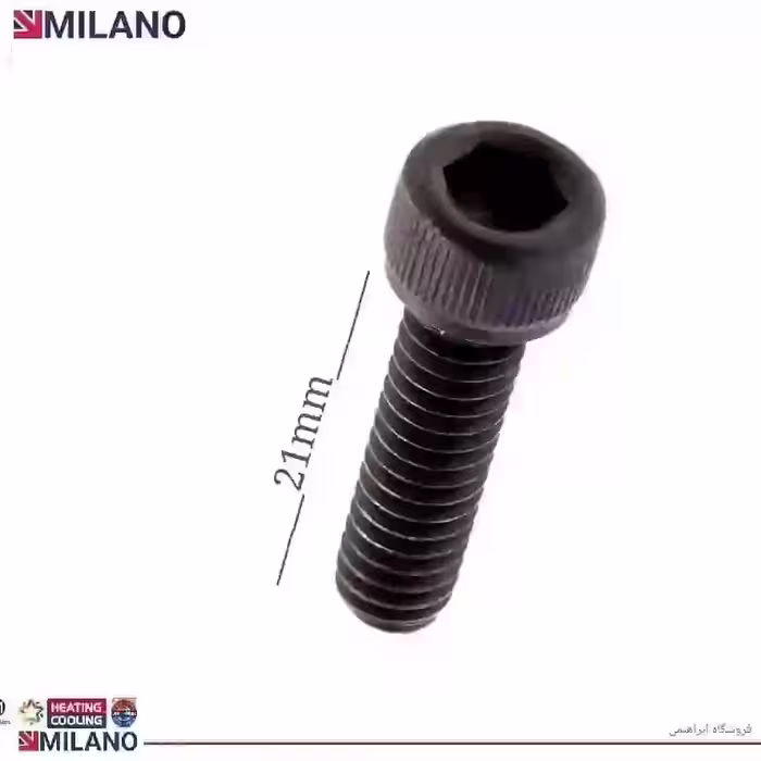 25عدد ) پیچ مبدل صفحه ای 21mm کد 4091 c..