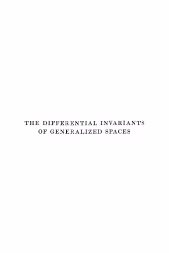 خرید و دانلود نسخه کامل کتاب The differential invariants of generalized spaces
