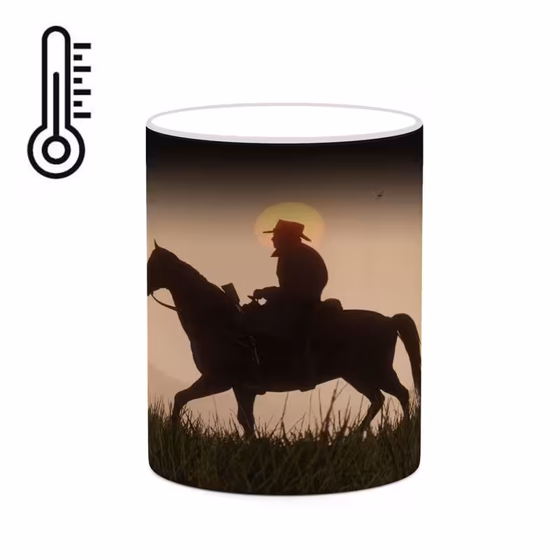 ماگ حرارتی   بازی رد دد Red Dead Redemption II کد mgh30056