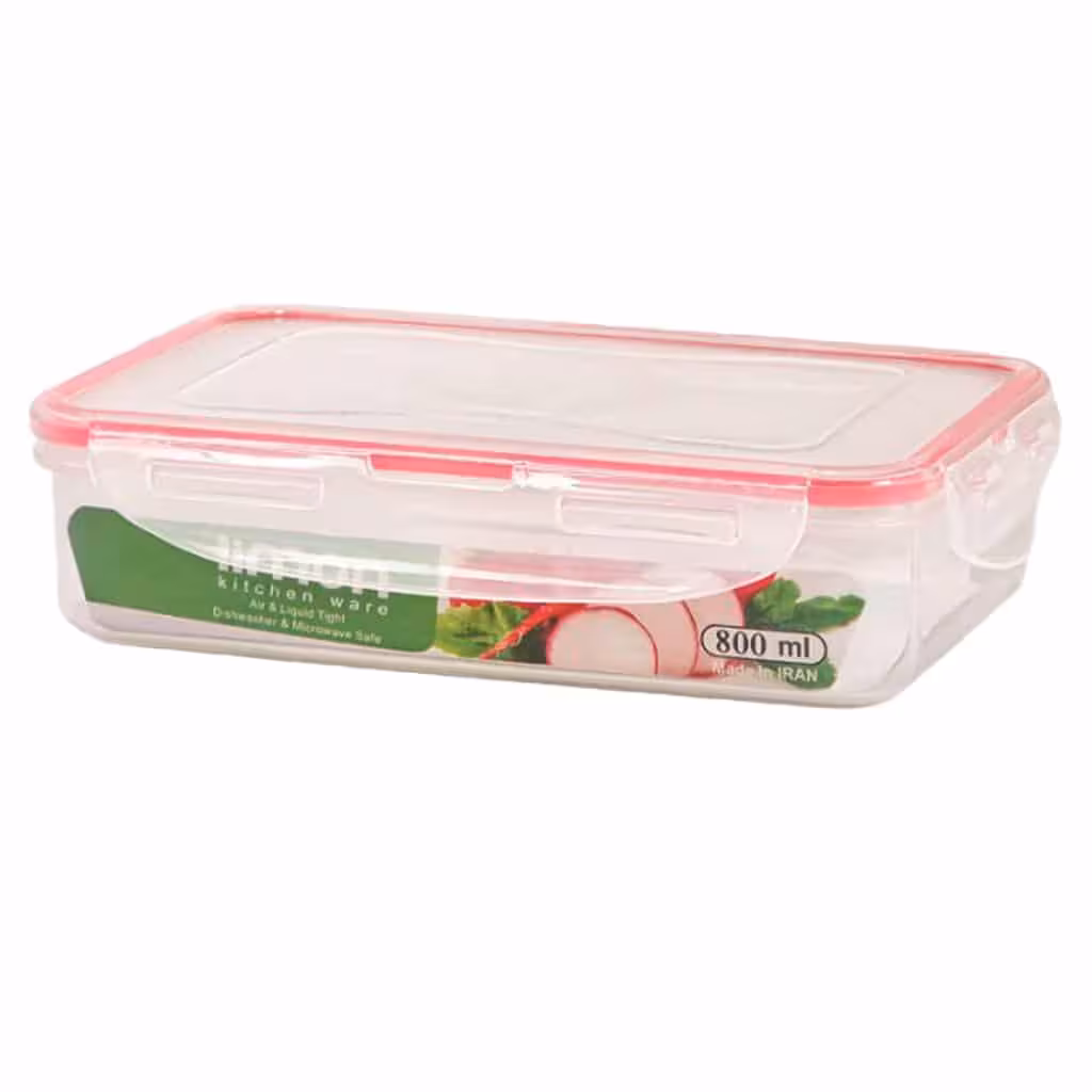 ظرف فریزری مستطیل 800 میلی لیتری لیمون 810