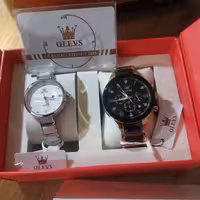 ست ساعت مچی زنانه و مردانه بند سرامیکی برند اورجینال الوز Olevs