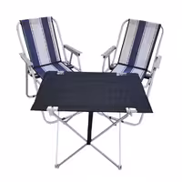 میز و صندلی تاشو سفری مدل ست مجموعه 3 عددی