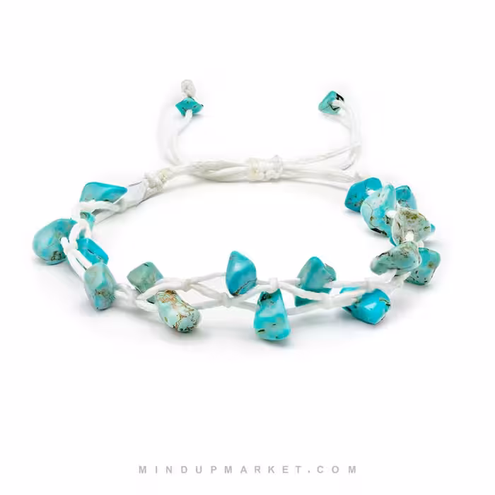 دستبند زفیروس فیروزه