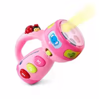 چراغ قوه صورتي وی تک spin and learning color flashlight Vtech 124050