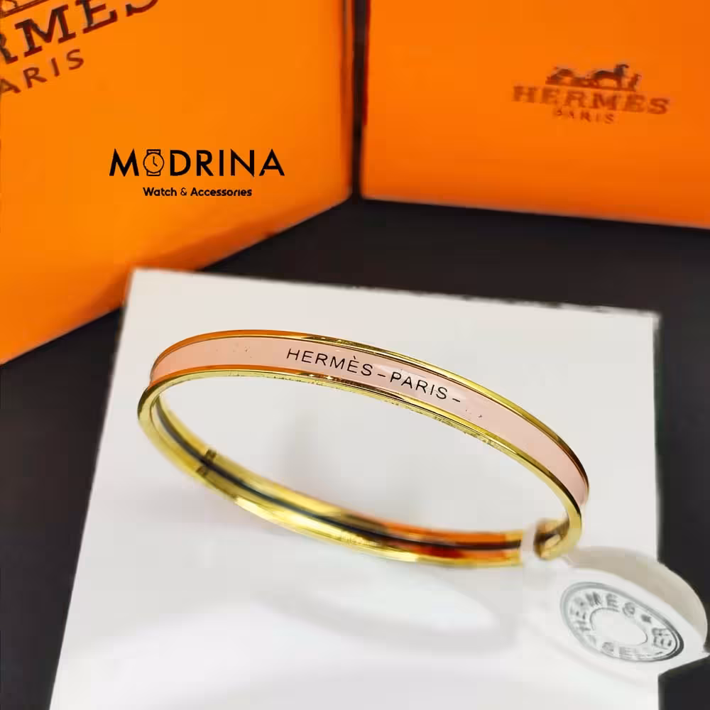 النگو هرمس (Hermes) صورتی