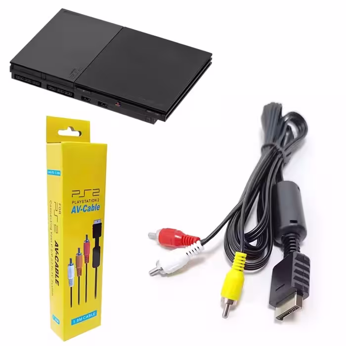 کابل تصویر PS2 (سه فیش) مدل MR-119 طول 180 سانتی متر