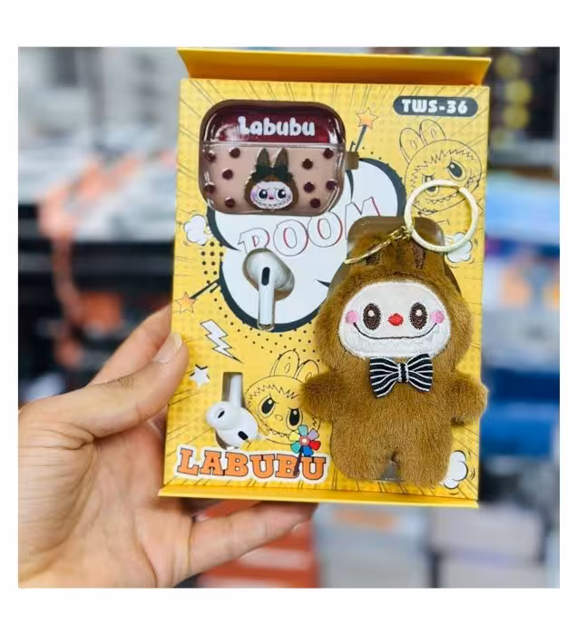 خرید هندزفری بلوتوثی مدل ایرپاد پرو 2 لبوبو به همراه عروسک قیمت روز