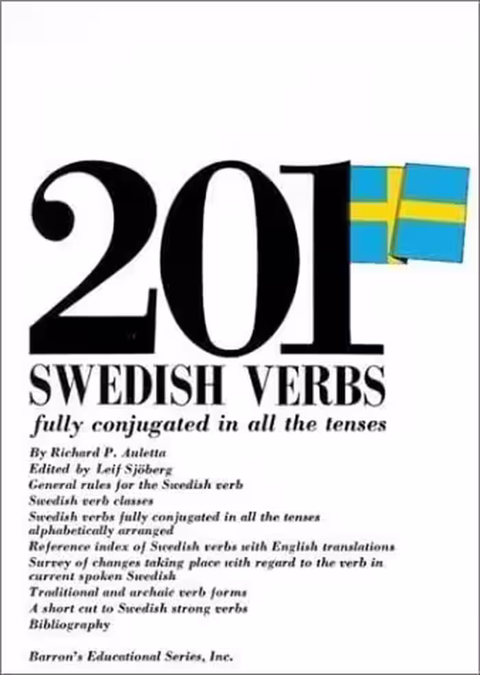 201 سوئدیش وربز | کتاب سوئدی 201 Swedish Verbs