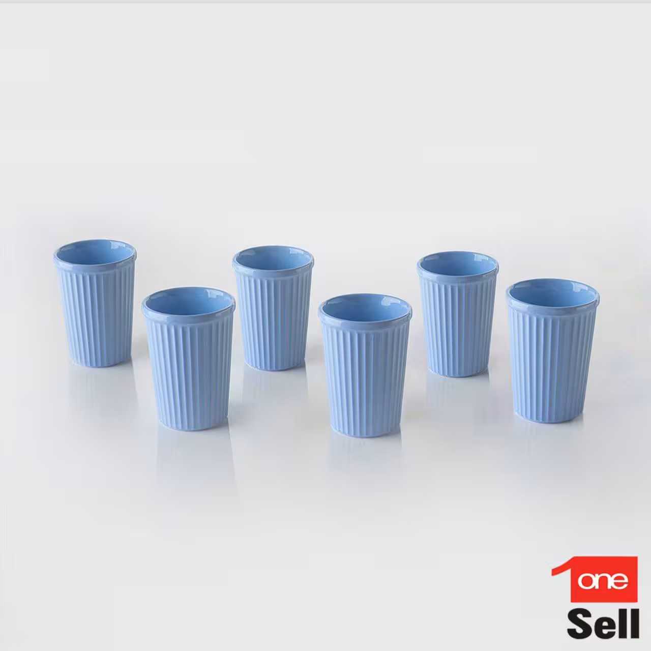 لیوان شش عددی آبی وان سل