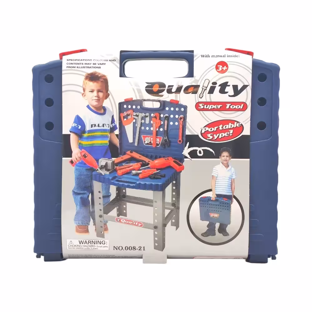 اسباب بازی کیف و میز ابزار باطری خور کد NO.008-21