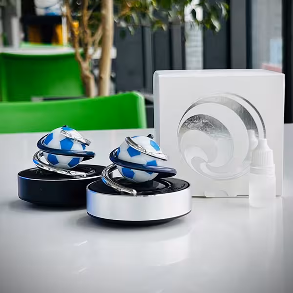 خوشبو کننده خودرو (پنل خورشیدی)طرح توپ فوتبال