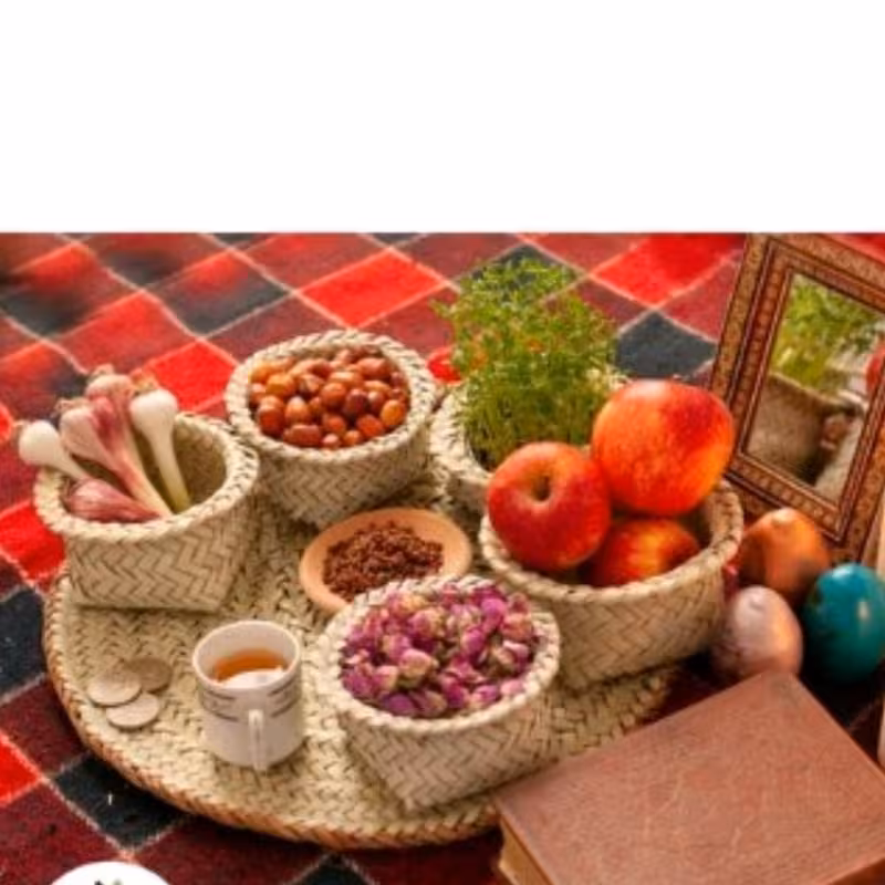 سفره هفت سین حصیری 