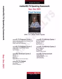 ماکار آیلتس اسپیکینگ | کتاب انگلیسی Makkar IELTS Speaking Sep – Dec 2021 Final Version