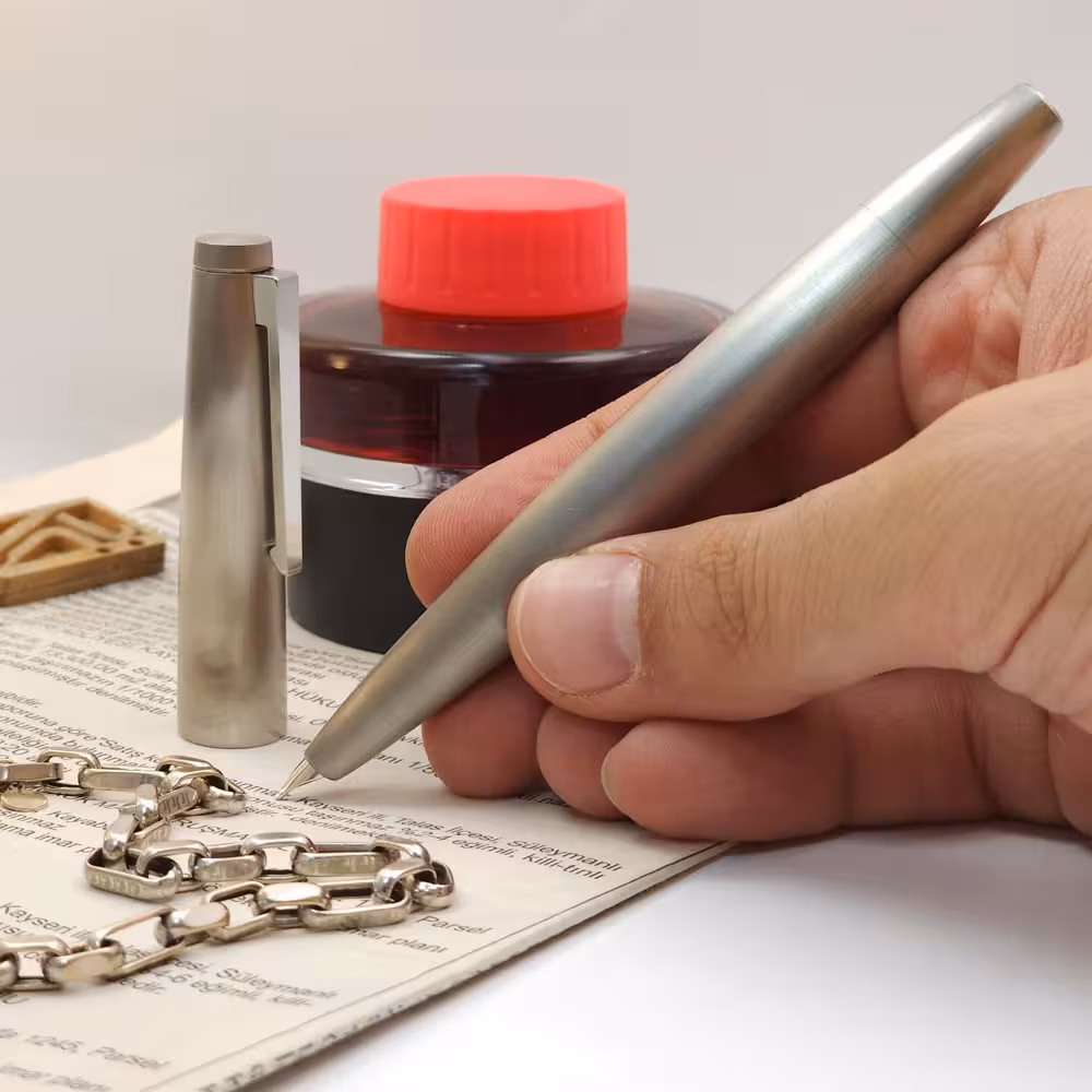 خودنویس لامی استیل 2000 LAMY FP F 002 Metal