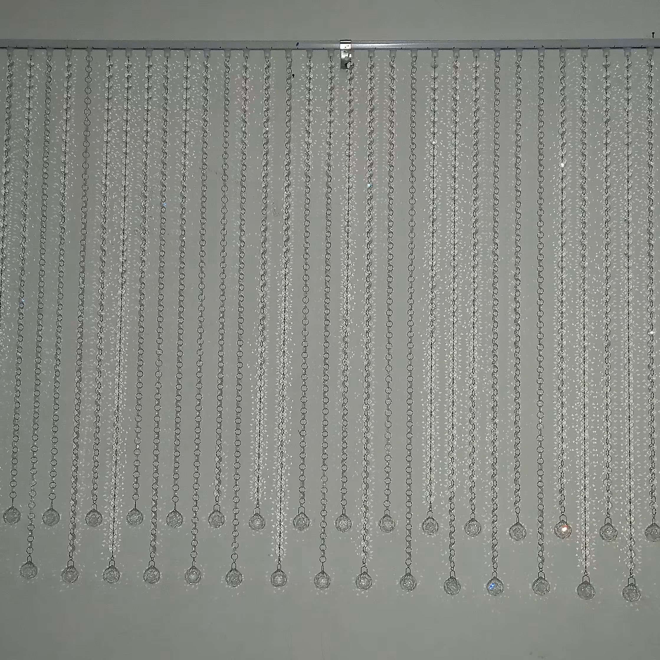 پرده کریستالی مدل دوبل