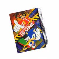 دفتر مشق 100 برگ حاشیه دار لانگو طرح سونیک 2