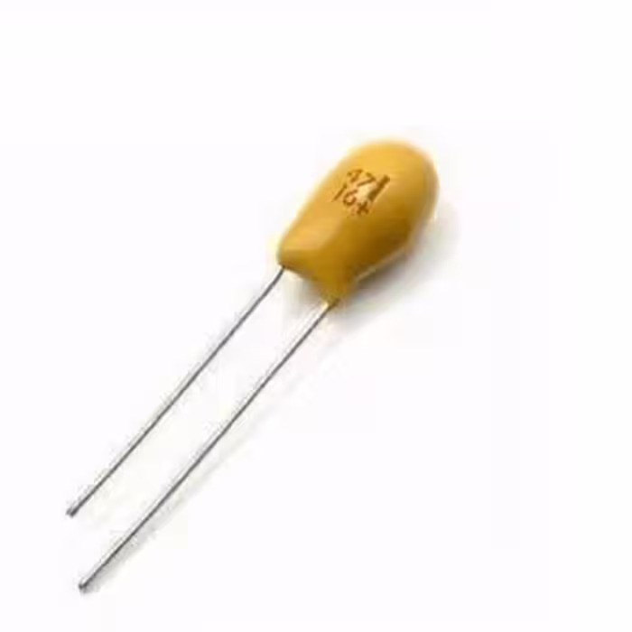 خازن تانتالیوم 47 میکروفاراد 16 ولت ±, 47uf 16v tantal