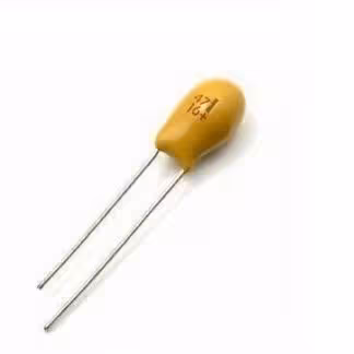 خازن تانتالیوم 47 میکروفاراد 16 ولت ±, 47uf 16v tantal