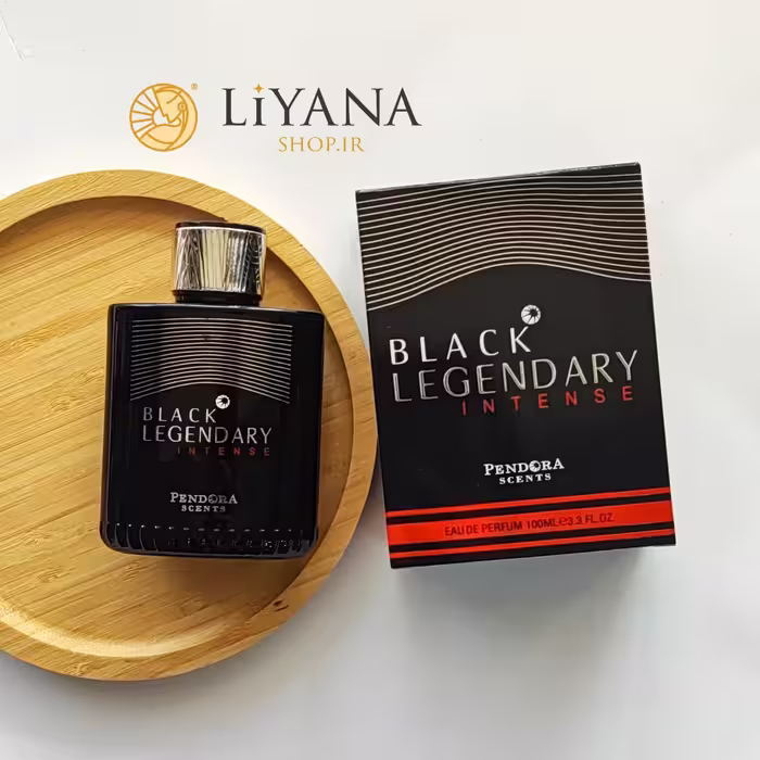 عطر ادکلن پندورا سنت مدل بلک لجندری اینتنس رایحه مونت بلنک لجند اینتنس حجم 100میل
