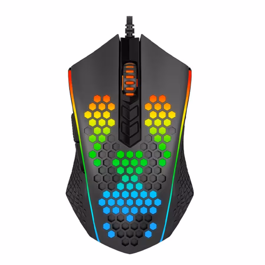 ماوس گیمینگ باسیم ردراگون مدل Ultralight Weight Honeycomb M809 K RGB