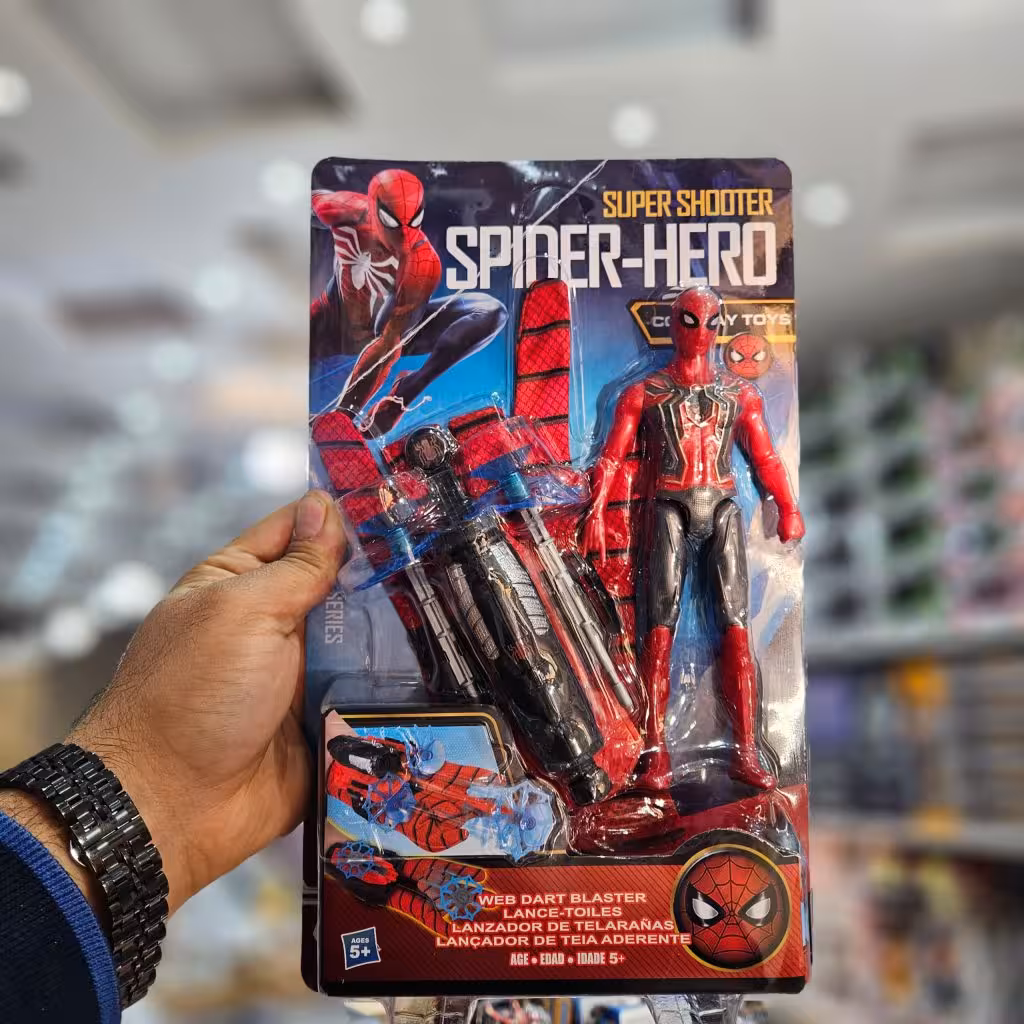 دستکش اسپایدرمن با فیگور