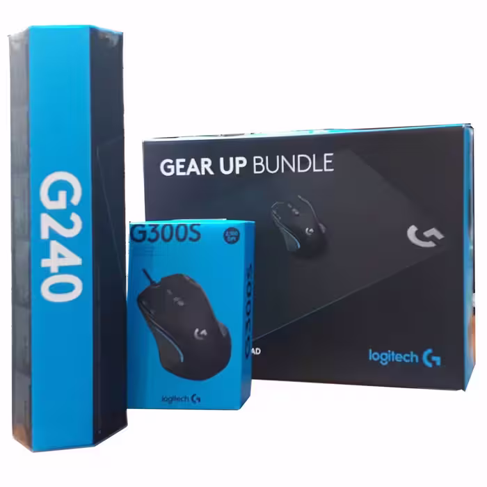 باندل لاجیتک Logitech Gear Up Bundle Mouse G300s Mouse Pad G240