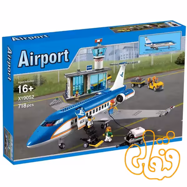 ساختنی لگو هواپیما و فرودگاه 19052