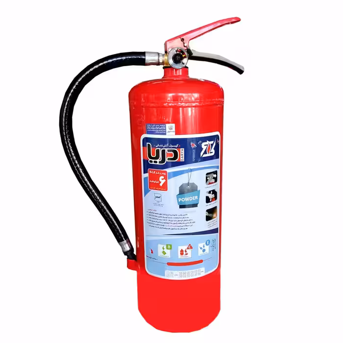 کپسول آتش نشانی پودر و گاز دریا کد 125 وزن 6 کیلوگرم | کالا مکس
