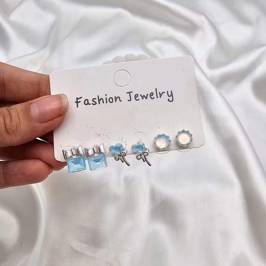 گوشواره پینترستی سنگ اوپال