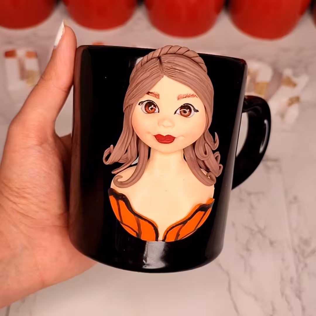 ماگ دخترونه با بسته بندی مناسب هدیه بصورت رایگان 