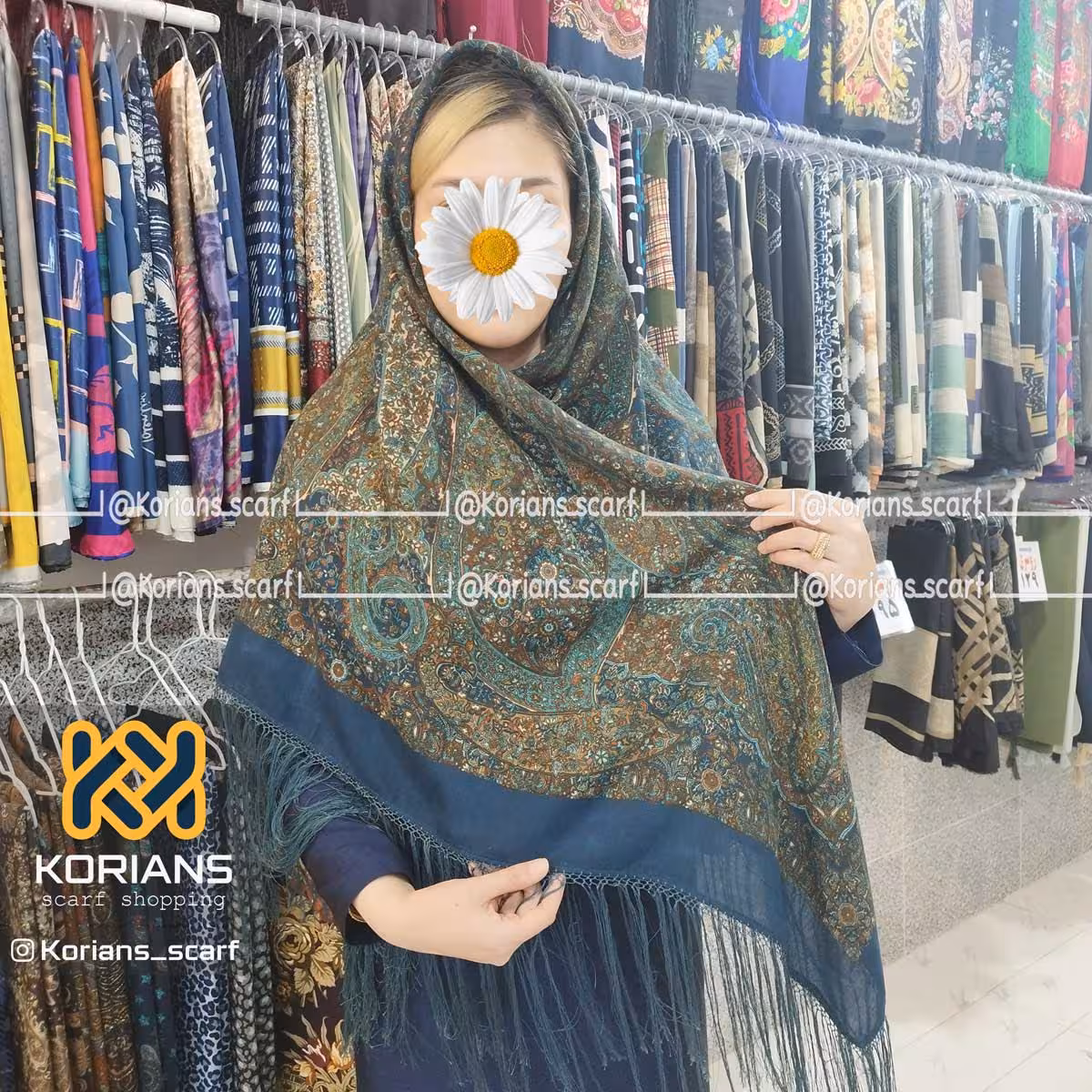 روسری ترک نخی کد Rt20946