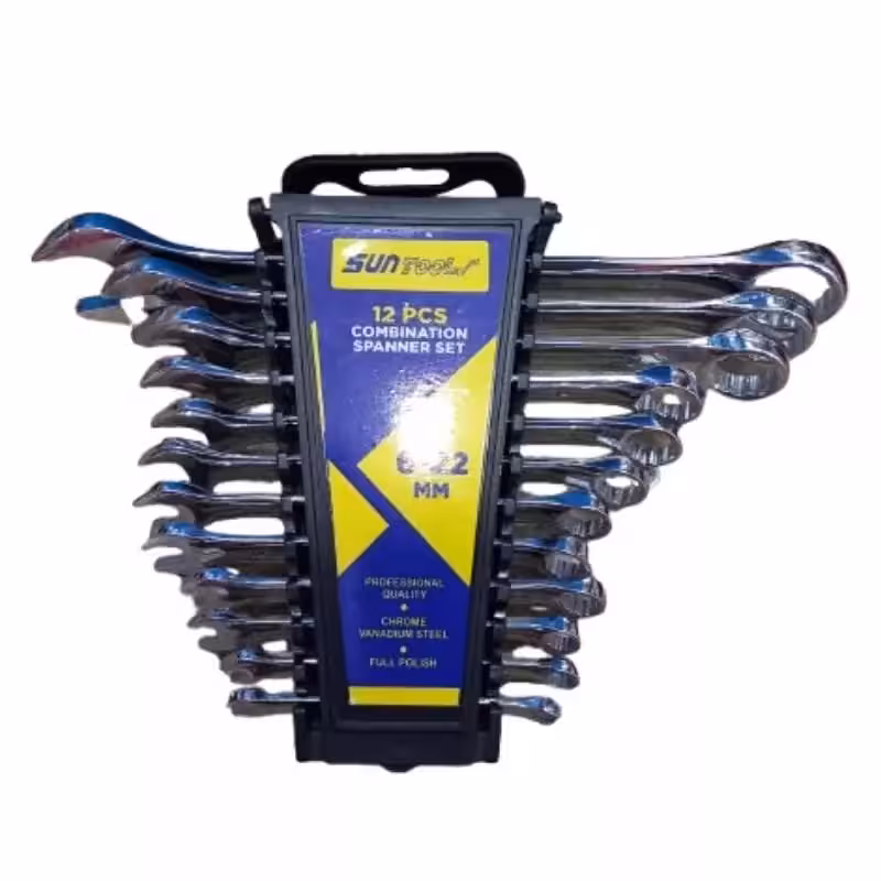 آچار یک سر رینگ یک سر تخت 12 عددی سان تولز Sun tool از شماره 6 الی 22