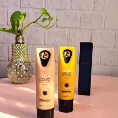 کرم پودر رینی فلاور مدل FOUNDATION