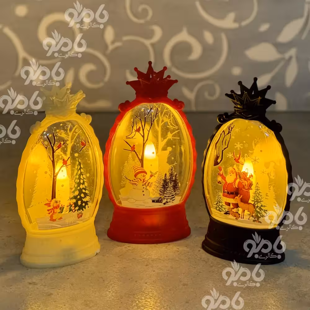 چراغ باتری کریسمسی تاجدار کد37