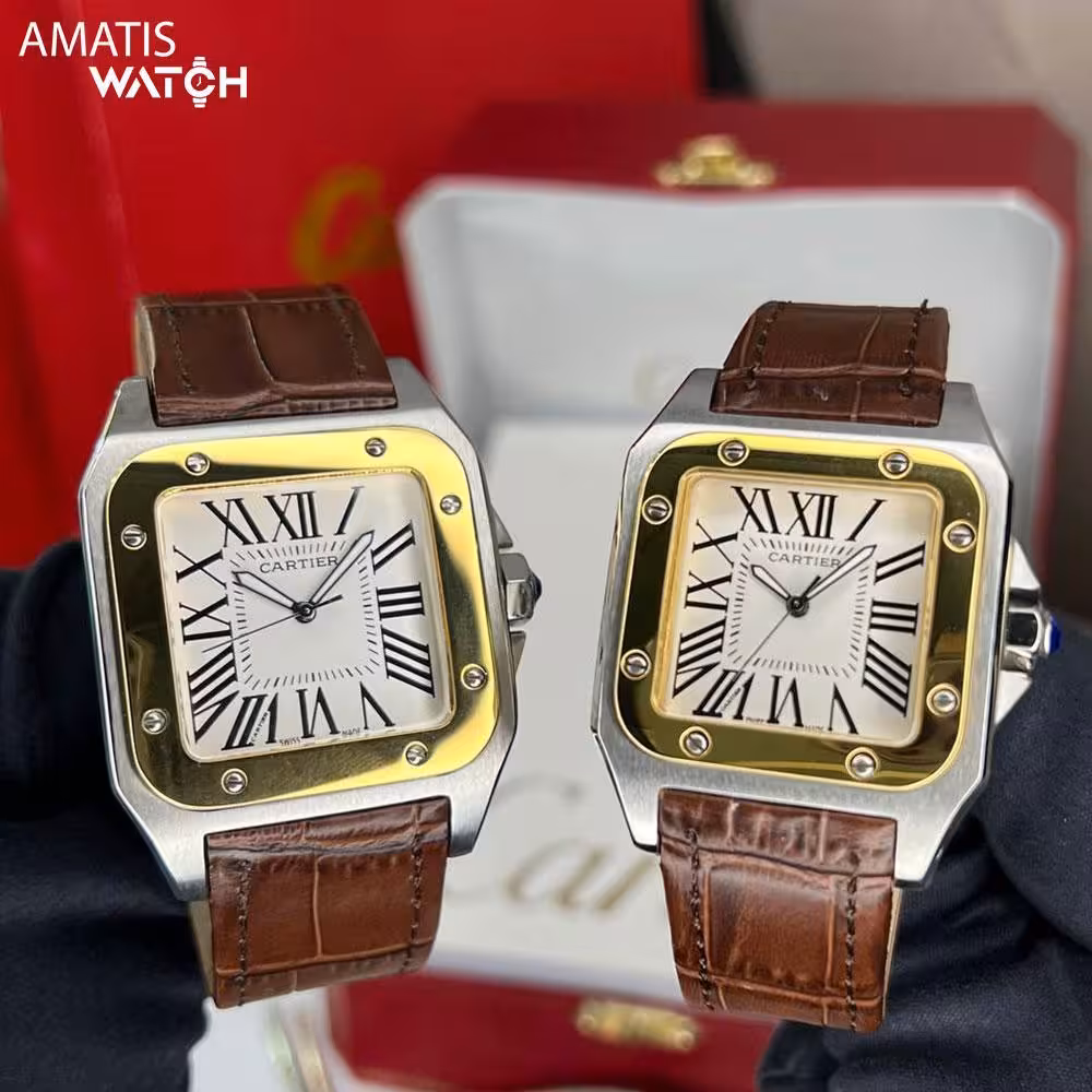 ساعت مچی ست کارتیر Cartier Santos 4114C