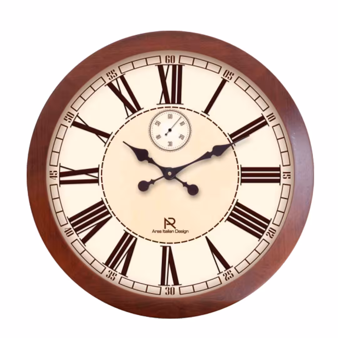 ساعت دیواری 4031 قهوه ای