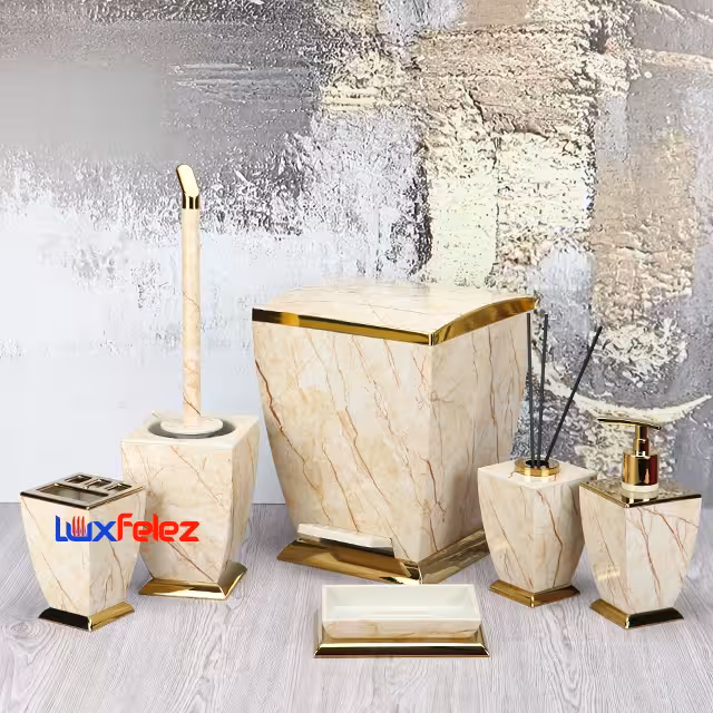 ست سرویس بهداشتی هارمونی مدل آوا شش پارچه