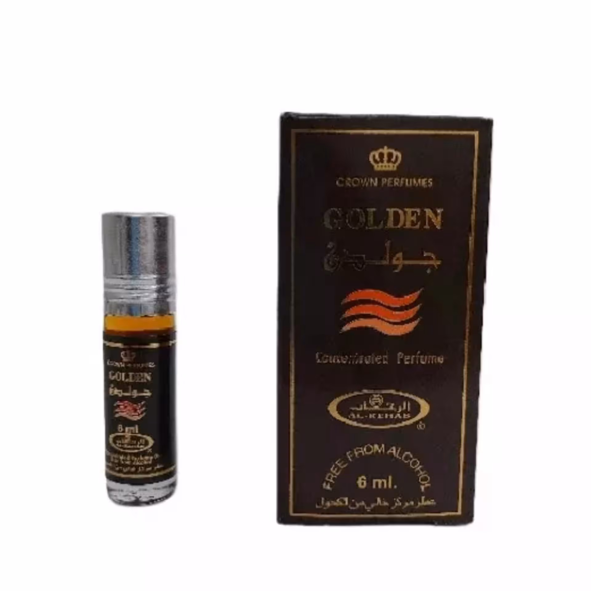 عطر مردانه زنانه الرحاب مدل جولدن حجم 6 میل