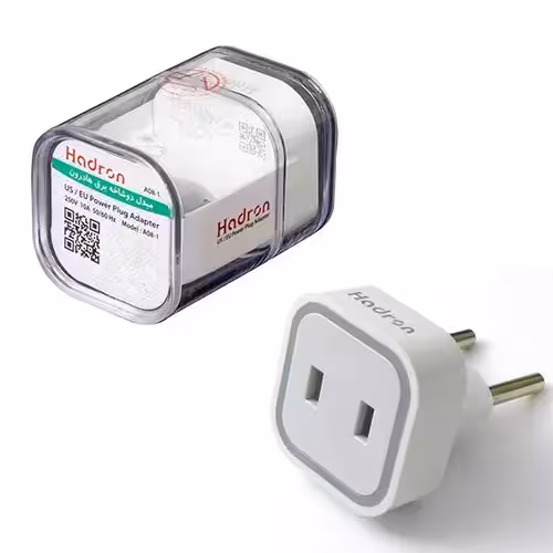 تبدیل دوشاخه برق هادرون HADRON A08 - 69370644